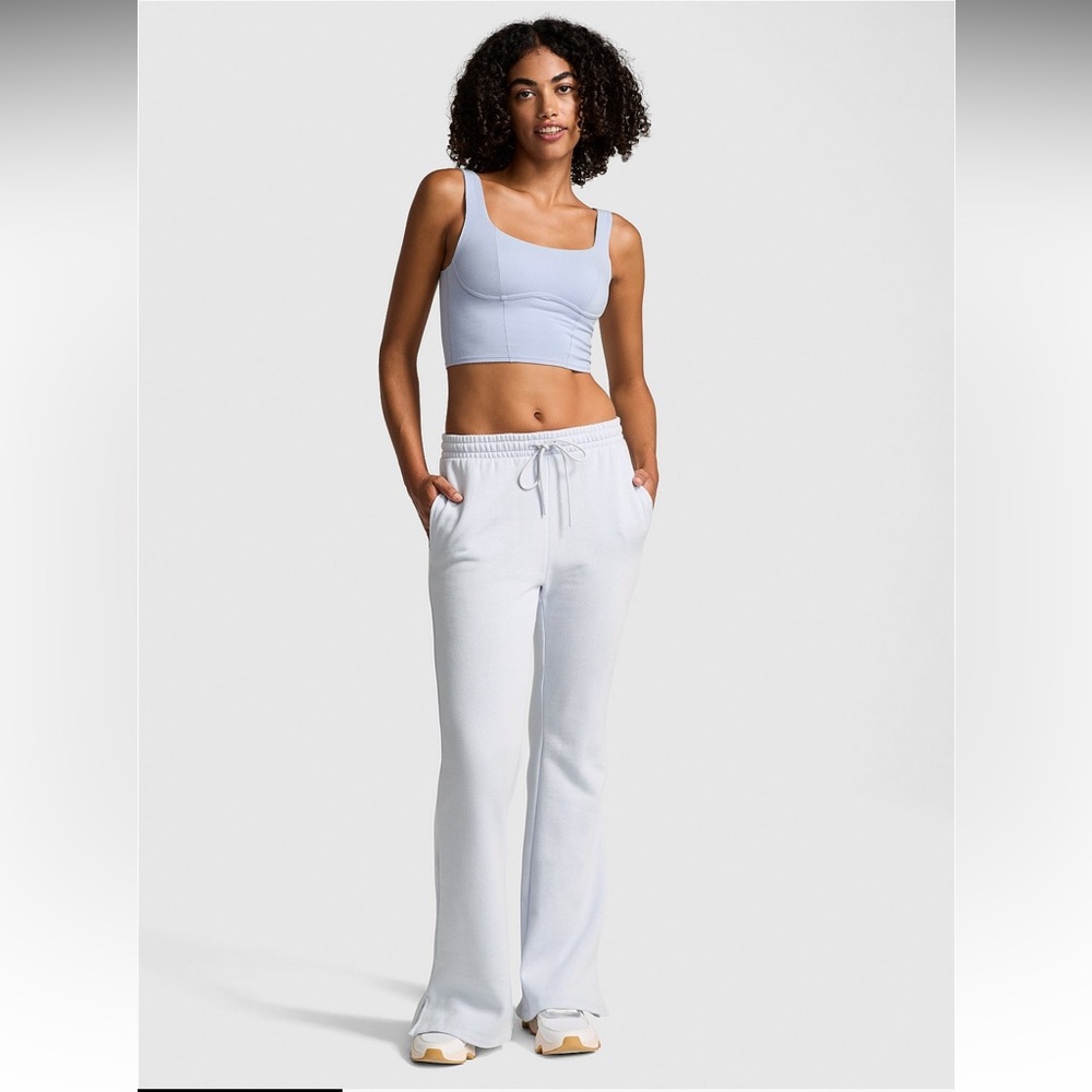 PINK Victoria's Secret Light Blue Track Pants